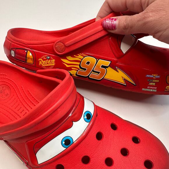 Crocs Disney Lightning McQueen Red Sandals